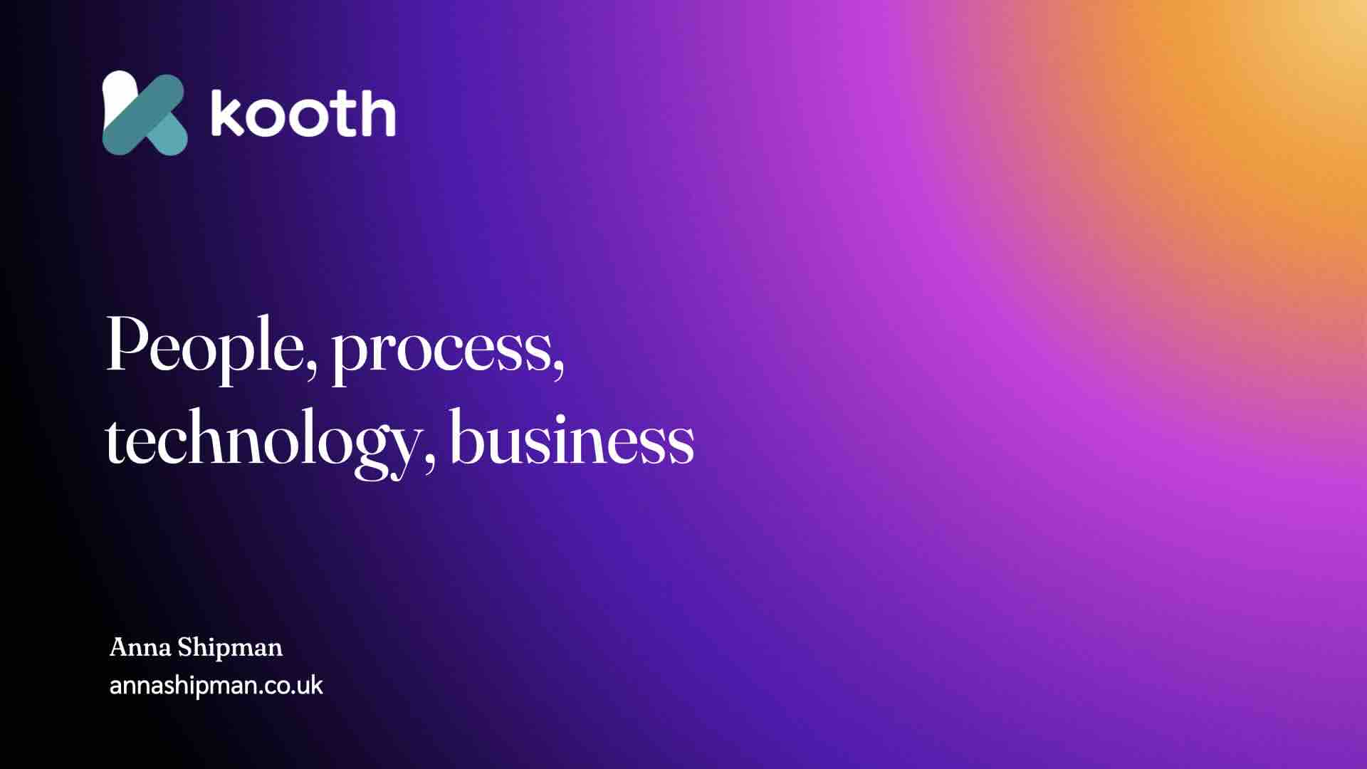 View the slides on Slideshare